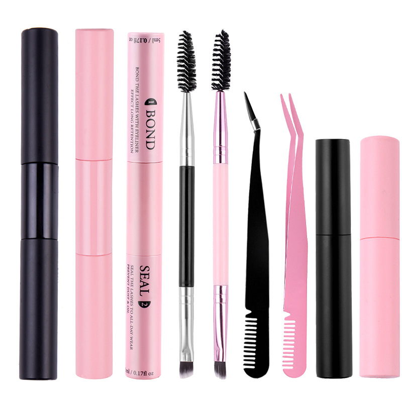 Double Ended Eyelash Bond And  - Waterproof Mascara Wand 评论和价格