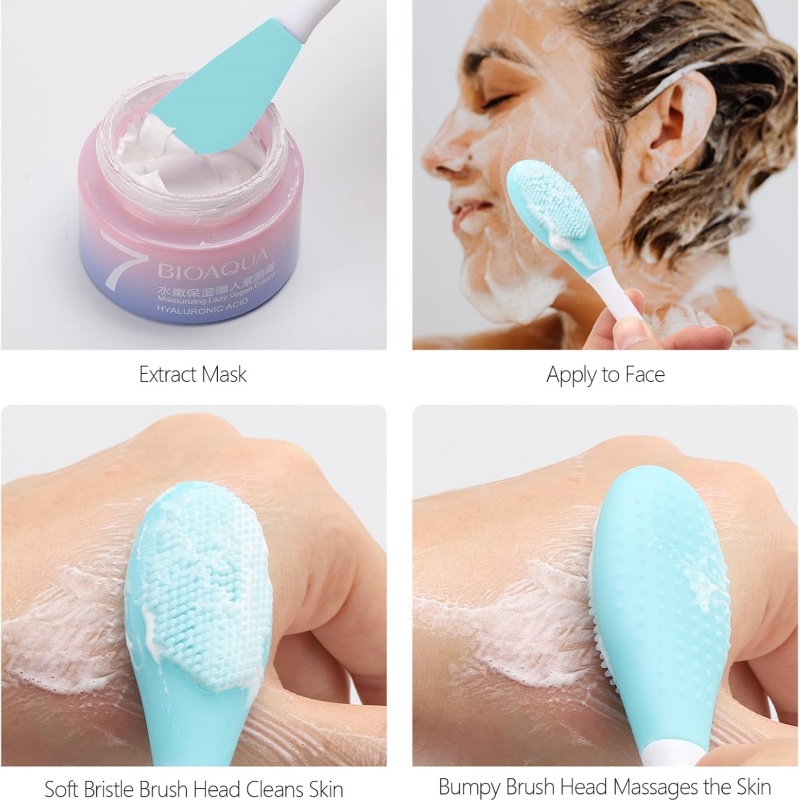 Professional Silicone Mask Bru - Beauty Makeup Women 评论和价格